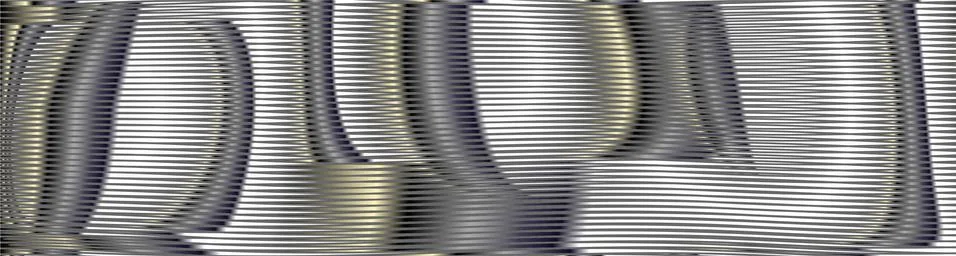 Futuristic abstract rounded forms with grey linear texture moir effect. Stock Illustration