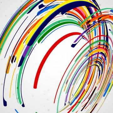 Futuristic abstract shape illustration Stock-Illustration