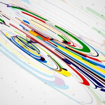Futuristic abstract shape illustration Stock Illustration