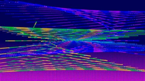 Futuristic abstract shapes Stock Photos