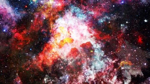 Futuristic abstract space background. Elements of this image furnished by NASA Stock Photos