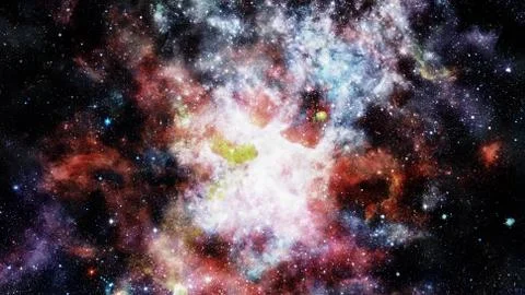 Futuristic abstract space background. Elements of this image furnished by NASA Foto stock