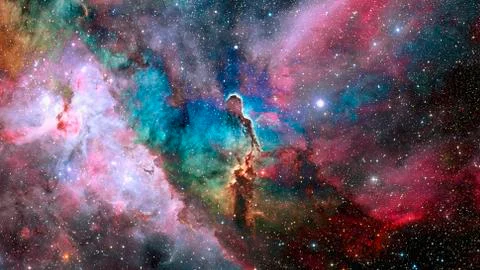 Futuristic abstract space background. Elements of this image furnished by NAS Stock Photos