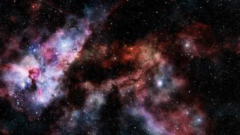 Futuristic abstract space background. Elements of this image furnished by NAS Stock Photos