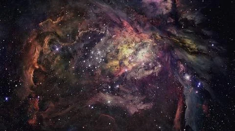 Futuristic abstract space background. Elements of this image furnished by ... Foto stock