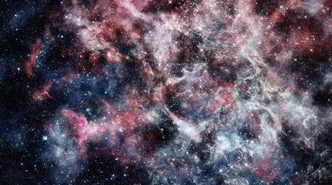 Futuristic abstract space background. Elements of this image furnished by ... Foto stock