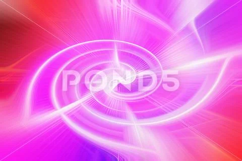Futuristic Abstract Spiral Background With Glowing White Swirl Lines PSD Template