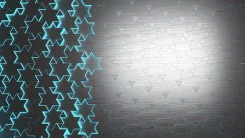 Futuristic abstract technology blue background 3d render Ilustración de archivo