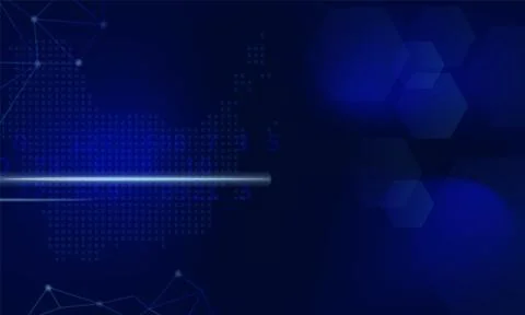 Futuristic abstract technology cybernetic circuit background isolated Stock Illustration