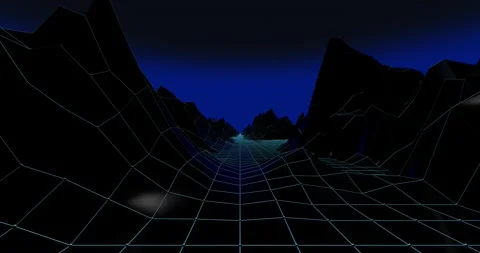 Futuristic abstract technology plexus background with lines. 3D design of mou Stock Footage 153296211