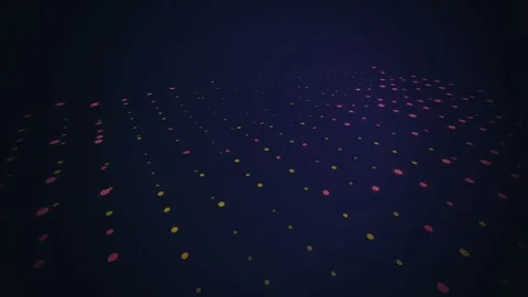 Futuristic Abstract Unique 3D Kinetic Wave Видео 335298227