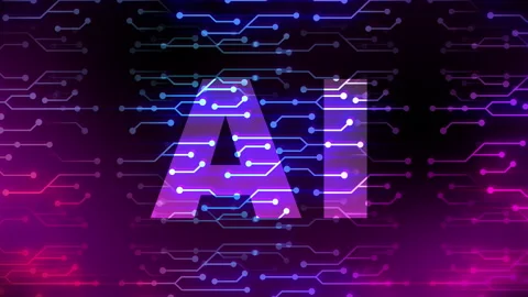 Futuristic AI Clip Featuring Computer Circuitry Stock Footage 284304095