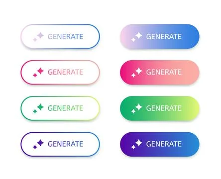 Futuristic AI Logo Design with Gradient for Modern Technology and Innovation 스톡 일러스트