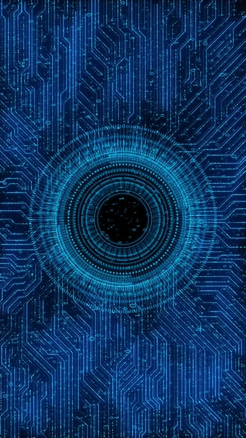 Futuristic AI neural network deep learning AI neural network animation of AI CPU Stock Footage 313689816