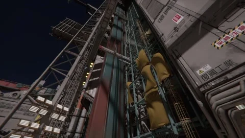 Futuristic AI Plot: Robots Planning New World Video stock 280109430