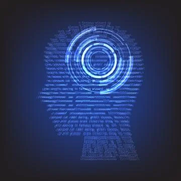 Futuristic AI prompt Machine learning concept 스톡 일러스트