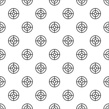 Futuristic aim scope pattern seamless vector Stock Illustration