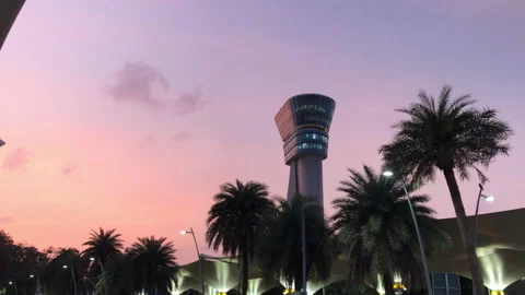 The Futuristic Air traffic control situated at mumbai airport Stock Footage 157704273