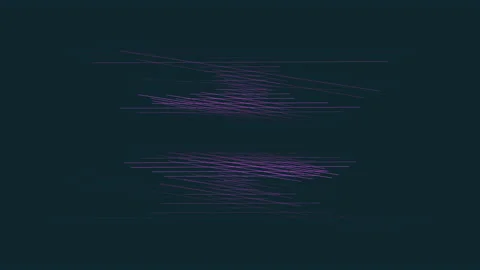 Futuristic and abstract geometric lines in dark space Stock Footage 209569527