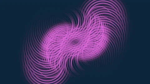 Futuristic and abstract geometric lines in dark space Stock Footage 209569829