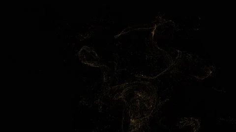 Futuristic and abstract geometric lines in dark space, motion wire, business and Stock Footage 233114582