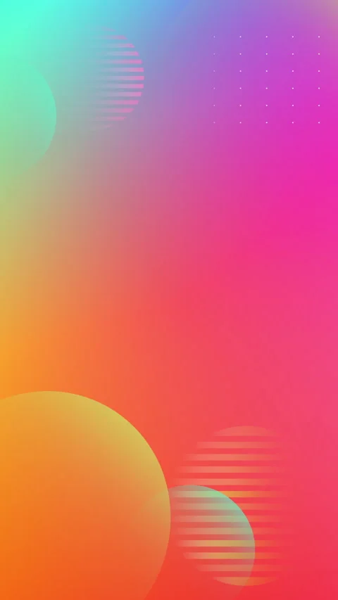 Futuristic animated background of rainbow colours with circles and lines. M.. 動画素材 230883020