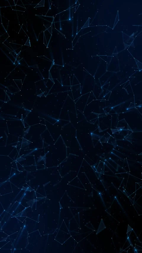 Futuristic Animated Dot Wave Growing Neural Network Expanding Scale and Complex 動画素材 341891504