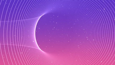 Futuristic animation of seamless empty virtual space with ramp background Stock Footage 250511143