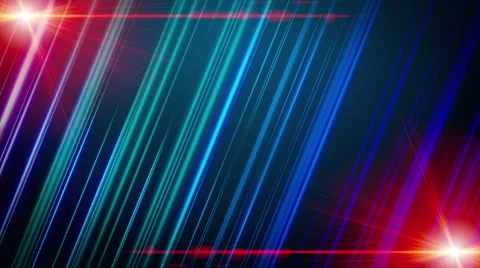 Futuristic animation with stripe object and light in slow motion, loop HD 1080p Stock Footage 45855770