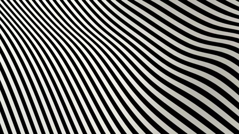 Futuristic Animation of Waves On stripes in motion, Stock Footage 273198151