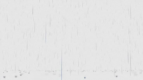 Futuristic Anime Rain Loop Animation with Alpha Channel for Visual Effects Stock Footage 333028671