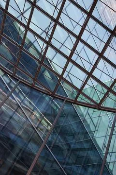 Futuristic architecture in Berlin city Stock Photos