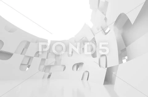 Futuristic architecture Stock Illustration