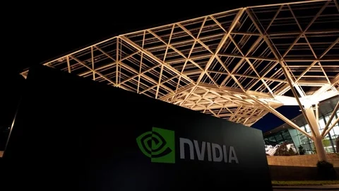 Futuristic Architecture on the Nvidia Campus in Silicon Valley, California Stock Footage 310778468