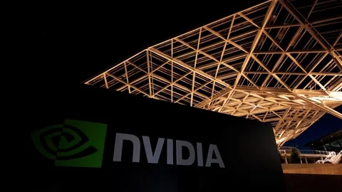 Futuristic Architecture on the Nvidia Campus in Silicon Valley, California Stock Footage 310778568