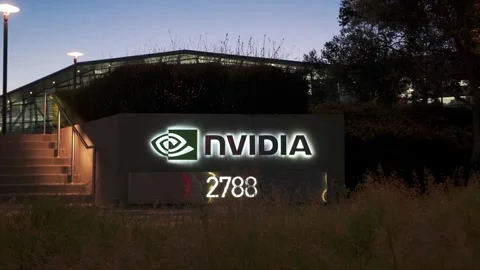 Futuristic Architecture on the Nvidia Campus in Silicon Valley, California Stock Footage 310949493