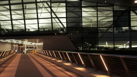 Futuristic Architecture on the Nvidia Campus in Silicon Valley, California Stock Footage 311014945