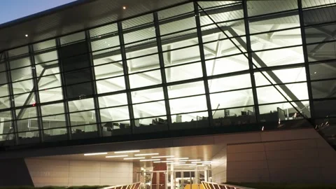 Futuristic Architecture on the Nvidia Campus in Silicon Valley, California Stock Footage 311014950