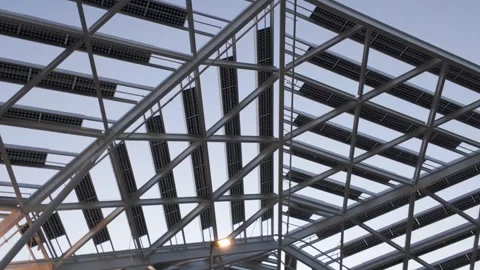 Futuristic Architecture on the Nvidia Campus in Silicon Valley, California Stock Footage 311035603