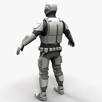 Futuristic Army Soldier ~ 3D Model #91430720 | Pond5