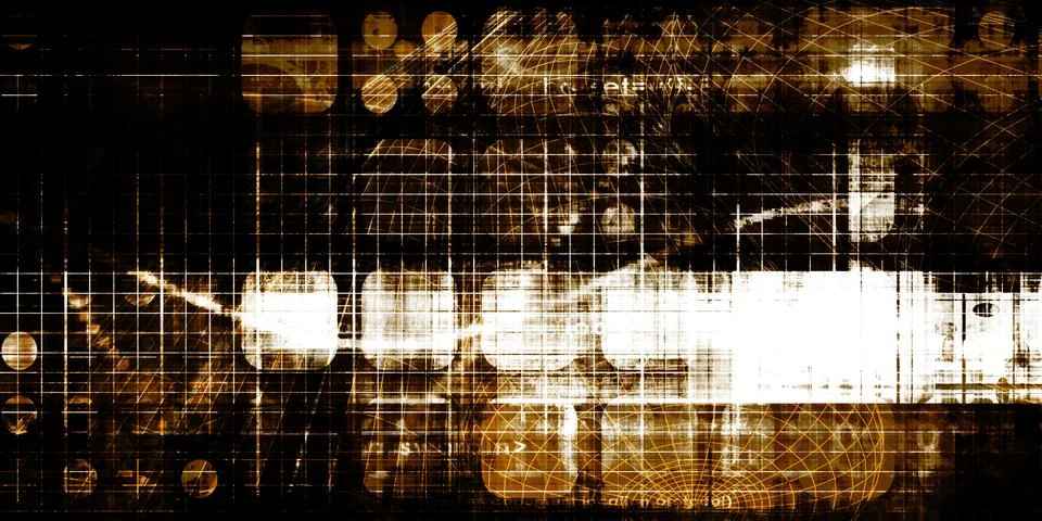 Futuristic Art Abstract Illustrazione stock