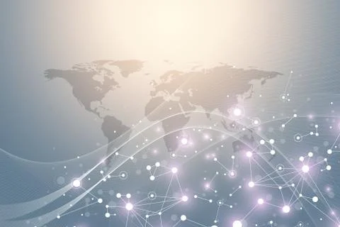 Futuristic Artificial Intelligence and Machine Learning Concept. Human Big Data Stock Illustration