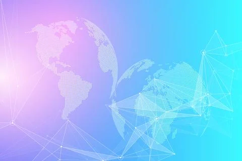 Futuristic Artificial Intelligence and Machine Learning Concept. Human Big Data Stock Illustration