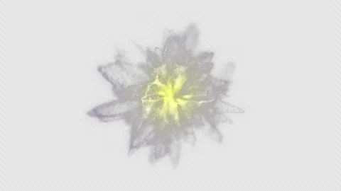 Futuristic artificial intelligence animation showing glowing neural network Stock Footage 320113348