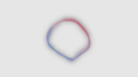 Futuristic artificial intelligence animation showing glowing neural network Stock Footage 320113489