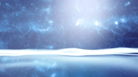 Futuristic artificial intelligence digital wavy space Stock-Footage 323493145