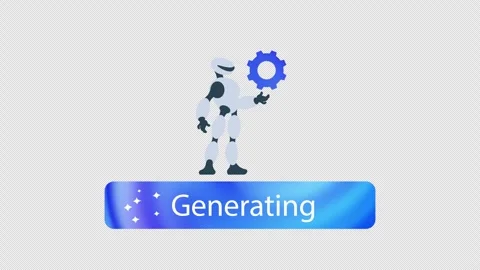 Futuristic Artificial Intelligence Interface 動画素材 332156403