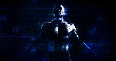 Futuristic Artificial Intelligence Powering Next Generation Innovation Stock Footage 332032906