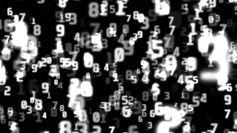 Futuristic artificial intelligence presentation. Alpha channel background Stock Footage 147389650