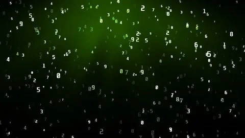 Futuristic artificial intelligence presentation. Numerical background Stock Footage 147451844